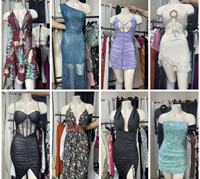 Marque Topus Gros Lots de Robes d'Été pour Femmes Polyester/Coton Forte Réduction Liquidation de Stock Vente de Déstockage Vêtements Assortis