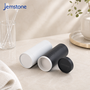 Emballage de luxe personnalisé avec logo, tubes en papier écologiques, gaufrage, revêtement UV sélectif, boîte cylindrique en carton - Product Image 3