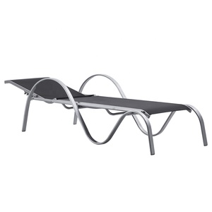 Único Chaise Lounge sillas piscina relajante sillas reclinables Patio <span class=keywords><strong>tumbona</strong></span> en aluminio - Product Image 1