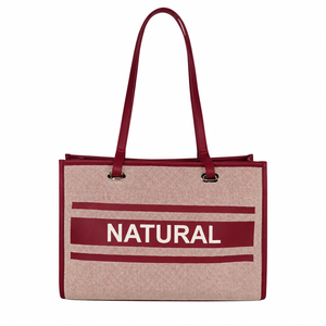 Bolso Tote Cruzado de Viaje con Logotipo Personalizado 2023, Bolso de Mano Unisex Negro, Cierre de Broches, Bordado de Flores, Forro de Poliéster - Product Image 1
