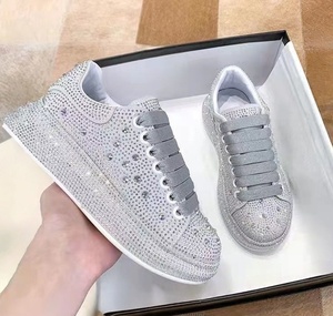 Dernière Version – Baskets Plateformes de Luxe Originales avec Strass – Élégance Décontractée pour Soirées – Chaussures Tendance Grande Taille pour Femmes - Product Image 1
