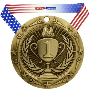 ميداليات ركض رياضية معدنية مطلية بالذهب ثلاثية الأبعاد بتصميم عتيق حسب الطلب ميدالية ذهبية لكرة السلة الملكية بطراز دوري أبطال كرة القدم