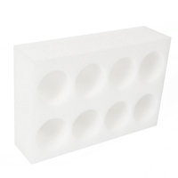 Inserts en mousse EPE moulée de protection d'emballage sur mesure de haute qualité, porte-gobelets/feuilles de mousse EPE douces écologiques