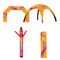 Tentes gonflables personnalisées pour salons professionnels en plein air, impression de logo, promotion publicitaire, arche gonflable