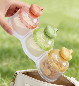 Caja Portátil para Almacenar Leche en Polvo y Alimentos para Bebés, Dispensador de Fórmula para Recién Nacidos, Contenedor con Tapa Redonda - Product Image 3