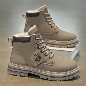 <span class=keywords><strong>Botas</strong></span> de Invierno para Hombre, Forradas de Felpa, Resistentes al Frío, con Suela Gruesa y Resistente al Desgaste - Product Image 4