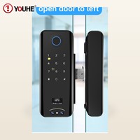 YOUHE Cerradura Inteligente de Litio Tipo C Tuya WiFi con Reconocimiento Facial para Entrada, Kit de Cerradura de Abrazadera