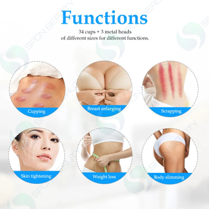 Mesin vakum pembesar payudara, mesin pengangkat bokong terapi vakum pembesar payudara 21cm XL cup - Product Image 3
