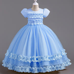 Robe de demoiselle d'honneur bouffante pour filles, costume de Noël pour enfants, robe de soirée pour concours de beauté, robes de demoiselle d'honneur pour filles, robe de bal de princesse pour mariage - Product Image 4