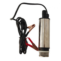 Pompa Transfer diesel elektrik layar filter dapat dilepas pompa submersible kecil DC12V 24V pompa minyak mobil mini