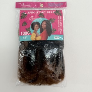 Fornitore all'ingrosso: Nuova Fibra Sintetica Afro Frizzata da 100g, 12 Pollici, 4CW, per Parrucche Afro Kinky, Mini Twist, Micro Locs - Offerta Calda - Product Image 4