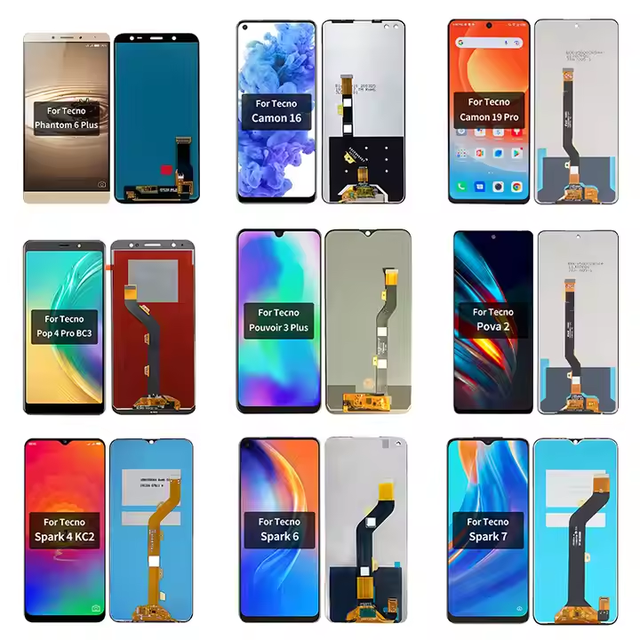 Pop 7 BF6 Mobile Phone Lcds for Tecno Pop7 Bf6 Pop7 Pro Lcd for Display Touch Screen Tecno Assembly Original Infinix and Itel