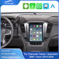 NaviHua para Chevrolet Tahoe Suburban GMC Yukon 2015-2020, Pantalla Vertical Tesla, Estéreo Android, Reproductor Multimedia para Auto