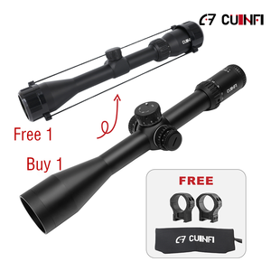 Compre 1 y Obtenga 1 Gratis: Mira Telescópica Táctica 5-25x56 FFP Hpvo ED con Retícula Grabada en Vidrio, Iluminación Roja de 6 Niveles, Zero-Stop, para Caza - Product Image 1