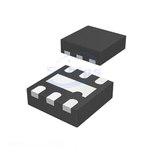 Componentes Electrónicos Originales de Servicio Integral MIC5325-1.8YMT-TR 6 UDFN con Contacto Expuesto, 6 TMLF Gestión de Energía (PMIC) - Product Image 1