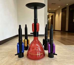 Juego de Juguetes Lanzadores de Cohetes, Pistola de Lanzamiento Espacial, Juguete Volador de Plástico con Cápsulas Coloridas para Fiestas al Aire Libre - Product Image 4