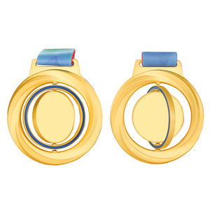 Medallas de Metal Personalizadas con Diseño de Logotipo Exclusivo, Premios para Eventos de Maratón, Proceso de Impresión por Transferencia de Calor, Medallas Deportivas - Product Image 1