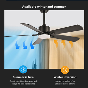 <span class=keywords><strong>Ventilador</strong></span> de <span class=keywords><strong>Techo</strong></span> LED Moderno y Sencillo para Sala de Estar, con Motor de CC de 52 Pulgadas, Aspas de Madera Contrachapada, Luz y Control Remoto, a Precio Competitivo - Product Image 2