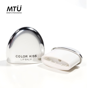 Logo personalizzato 6ml a forma di uovo balsamo per le labbra comodo elegante in plastica Premium con tappo Flip Top <span class=keywords><strong>porta</strong></span> rossetto cosmetico - Product Image 3
