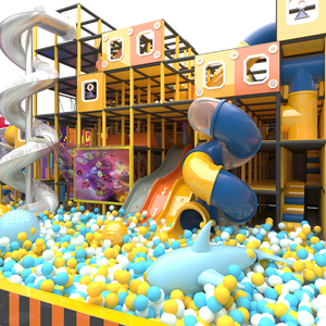 <span class=keywords><strong>Indoor</strong></span> speeltuin van 9m hoog met spiraalvormige glijbaan & meerlaagse speelstructuren |   Commerciële kinderattracties - Product Image 2