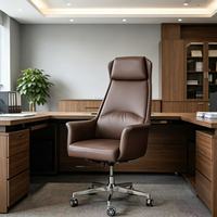 Chaise de bureau de direction au design moderne, très vendue, ergonomique, réglable en hauteur, base en acier inoxydable