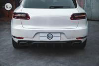 Kits de diffuseur de style KDA pour Macan 95B.1 nouvel état avec découpes de pare-chocs d'échappement vis à boulonner incluses