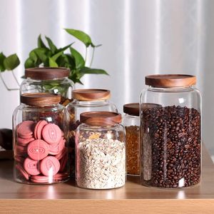 High Quality High Borosilicate air Tight Food Glass <b>Large</b> <b>Jar</b> Storage Containers with Lids - Product Image 2