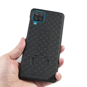 Funda de lujo a prueba de golpes con clip para cinturón, diseño de fábrica, para Samsung <span class=keywords><strong>Galaxy</strong></span> A12 - Product Image 5