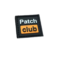 DANSKY Patchs en PVC et en caoutchouc écologiques personnalisables avec logo et nom, badges auto-agrippants pour chapeaux et sacs à dos
