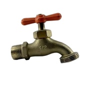 Robinet extérieur antigel de style sud-américain, en laiton plaqué cuivre, pour machine à laver, sortie d'eau 1/2*3/4, produit très demandé