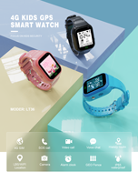 Reloj Inteligente para Niños con Videollamada 4G, Tarjeta SIM, Pantalla IPS, LBS/WiFi, Cámara, SOS, Resistente al Agua, Monitor Remoto, Alarma, Reloj Despertador, Contesta Llamadas LT36