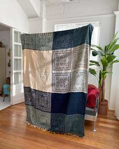 Jeté de couverture tissé en chenille bohème avec frange 150*190cm <span class=keywords><strong>serviette</strong></span> de canapé réversible jeté de couverture de canapé tricoté - Product Image 1