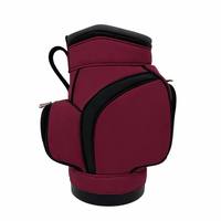 Sac de golf Den Caddy en cuir PU avec logo personnalisé OEM, sac de présentation pour club de golf, fabricant en gros