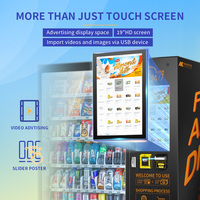 Distributeur automatique commercial de nourriture et de boissons MK-VM210, distributeur de snacks réfrigérés avec écran tactile pour les acheteurs en gros