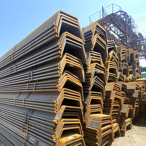 U Loại C9 E22 C14 Thép Tấm Cọc 12M H2607 Thép Tấm Cọc Cho Kiểm Soát Lũ Lụt Tường Cầu Cofferdams - Product Image 4