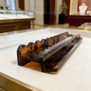 Règle de Mahjong Américain en Acrylique Personnalisée avec Design Magnétique Ondulé Multicolore Transparent pour Jeux de Société et Divertissement - Product Image 1