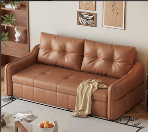 Hot Bán Đôi Chỗ Ngồi Kéo <span class=keywords><strong>Sofa</strong></span> Giường Đặt Phòng Khách Gấp Giường Ghế - Product Image 2