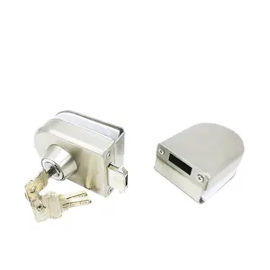 Glass Door Single Side Lock Sliding Door Tempered Glass Door Lock