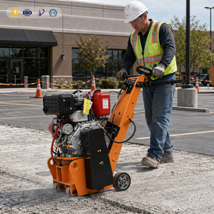 Machine à scarifier le béton professionnelle de 300 mm, machine à fraiser le sol à <span class=keywords><strong>essence</strong></span> Honda GX390 pour l'élimination des marquages routiers - Product Image 2