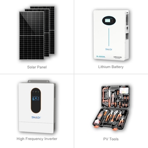 Sistema Completo de Almacenamiento de Energía Solar para el Hogar, Híbrido de 3 kW, 100 kW Fuera de la Red, con Batería de 10 kW, Fotovoltaico, Todo en Uno, para Balcón - Product Image 4