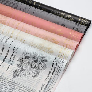 Cross-border Waterproof Herbal Pattern Korean Wrapping Paper Floral Bouquet Gift Wrap Wholesale Florist Packaging Supplies - Product Image 4