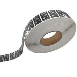 Étiquette holographique 3D UV amovible, durable, sensible à <span class=keywords><strong>la</strong></span> chaleur, en BOPP, étanche, résistante à l'huile, anti-contrefaçon, pour ordinateur et écouteurs - Product Image 2