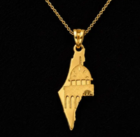 Collier en acier inoxydable 316L avec carte de la Palestine et mosquée Al-Aqsa, design élégant, collier très vendu, collier bien conçu