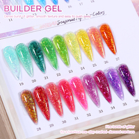 Gel de construction en pot 100g personnalisé en usine, marque privée, sans HEMA, sans sensation de chaleur, végétalien, gel dur pour salon de manucure