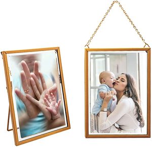 Khung Ảnh Vàng Nổi Hai Mặt Khung Ảnh Trang Trí Nội Thất Bằng Kim Loại Gắn Tường - Product Image 4