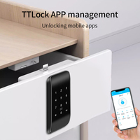 Serrure intelligente d'armoire la plus vendue Entrée sans clé intelligente avec carte d'application TTLOCK et code PIN