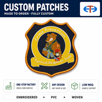 Patchs tissés en coton de qualité supérieure, tailles personnalisées, durables, en gros, motifs cœur, alphabet, fleur, étoile, patch 3D pour vêtements