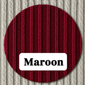 Tissu en maille côtelée de polyester de qualité supérieure, couleur bordeaux, texturé, extensible, pour la fabrication de vêtements. - Product Image 1