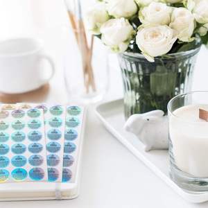 キャンドル作り用品自己粘着性ワックス溶解安全ステッカージャーコンテナ用ホログラフィックキャンドル警告ラベル - Product Image 4