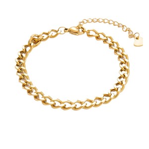 Pulsera de Cadena de Acero Inoxidable con Diseño de Nudo en Tono Oro 18K y Plata, Joyería de Moda para Mujer - Product Image 5